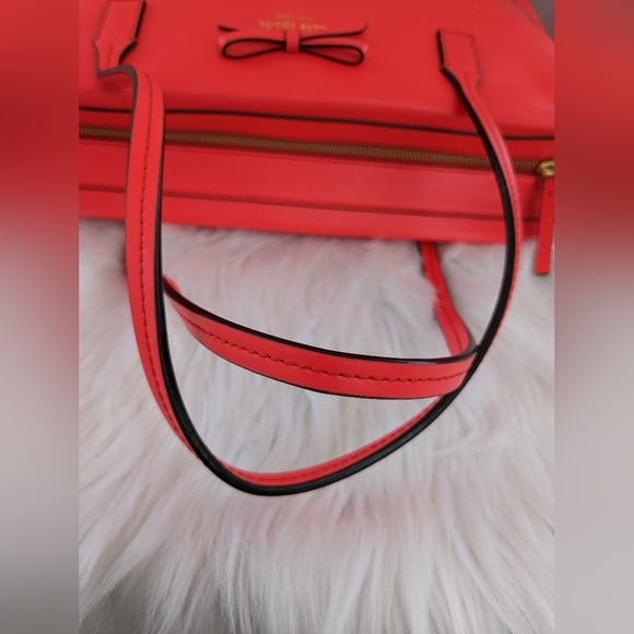 KATE SPADE GORGEOUS CORAL LARGE TOTE BAG EUC, Beautiful color! - Picture 14 of 15
